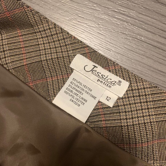 🌥BNWT Jessica midi plaid skirt - Picture 4 of 4